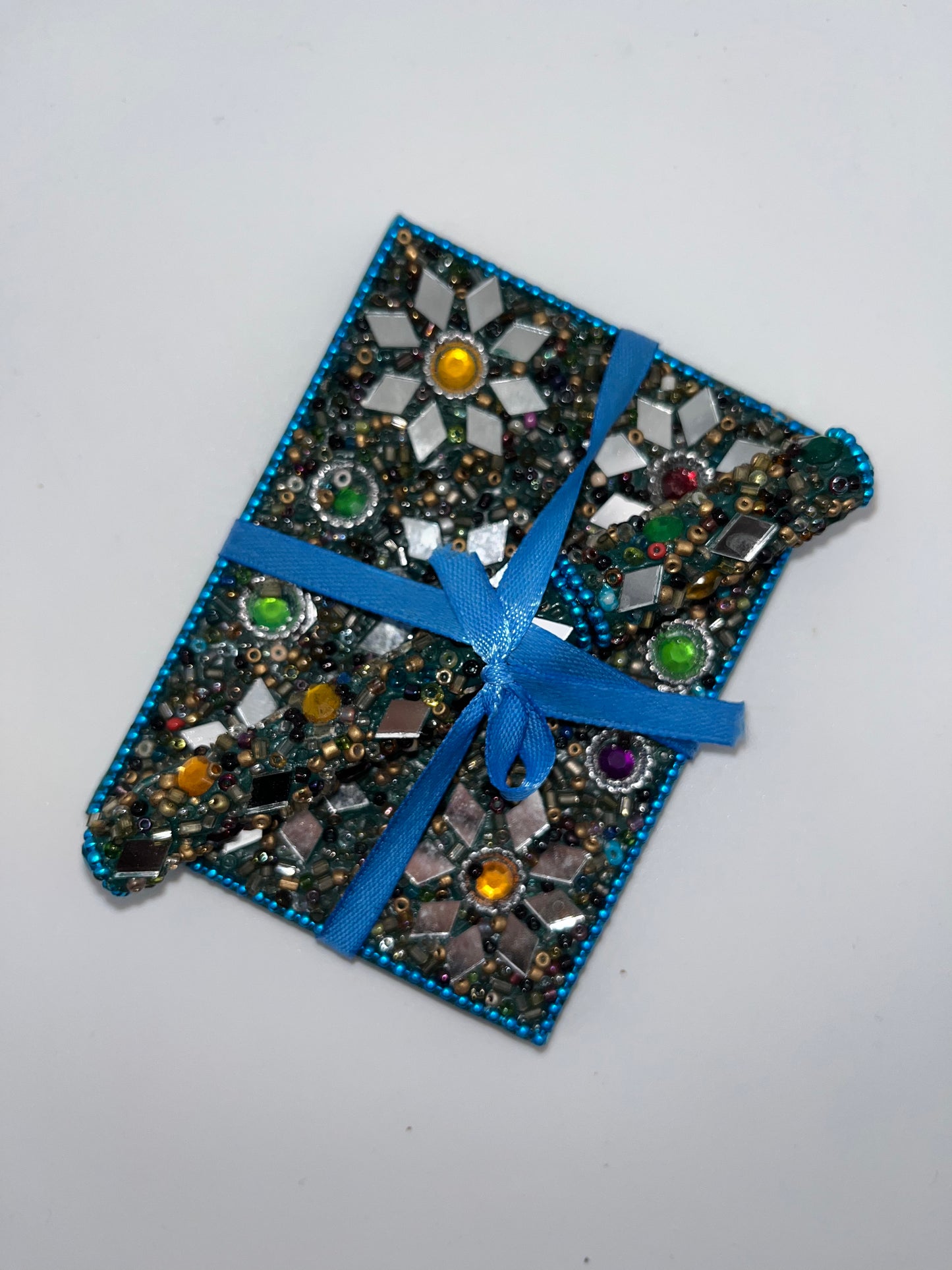 Moroccan Handmade Rhinestone Mini Notebook