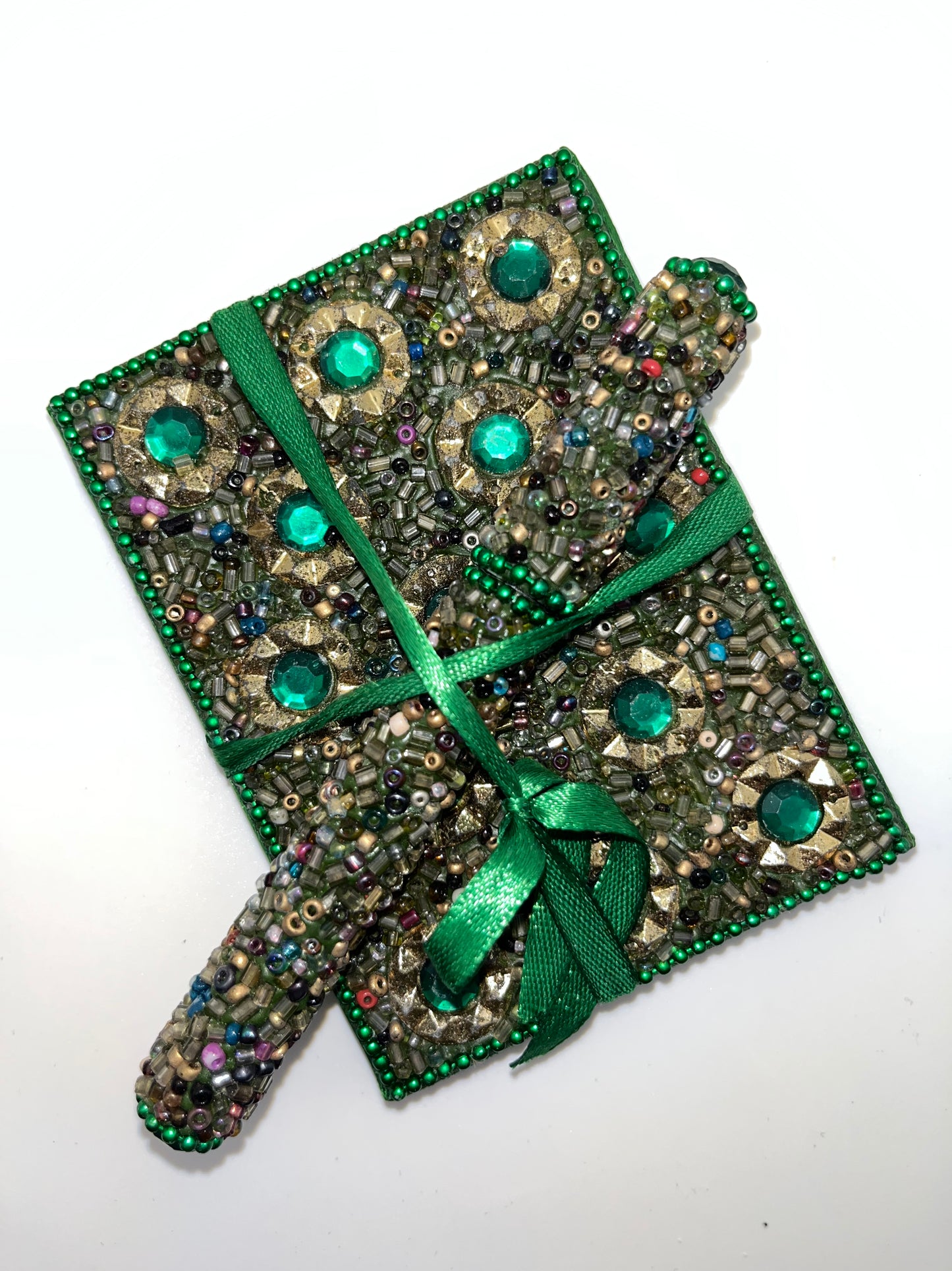 Moroccan Handmade Rhinestone Mini Notebook