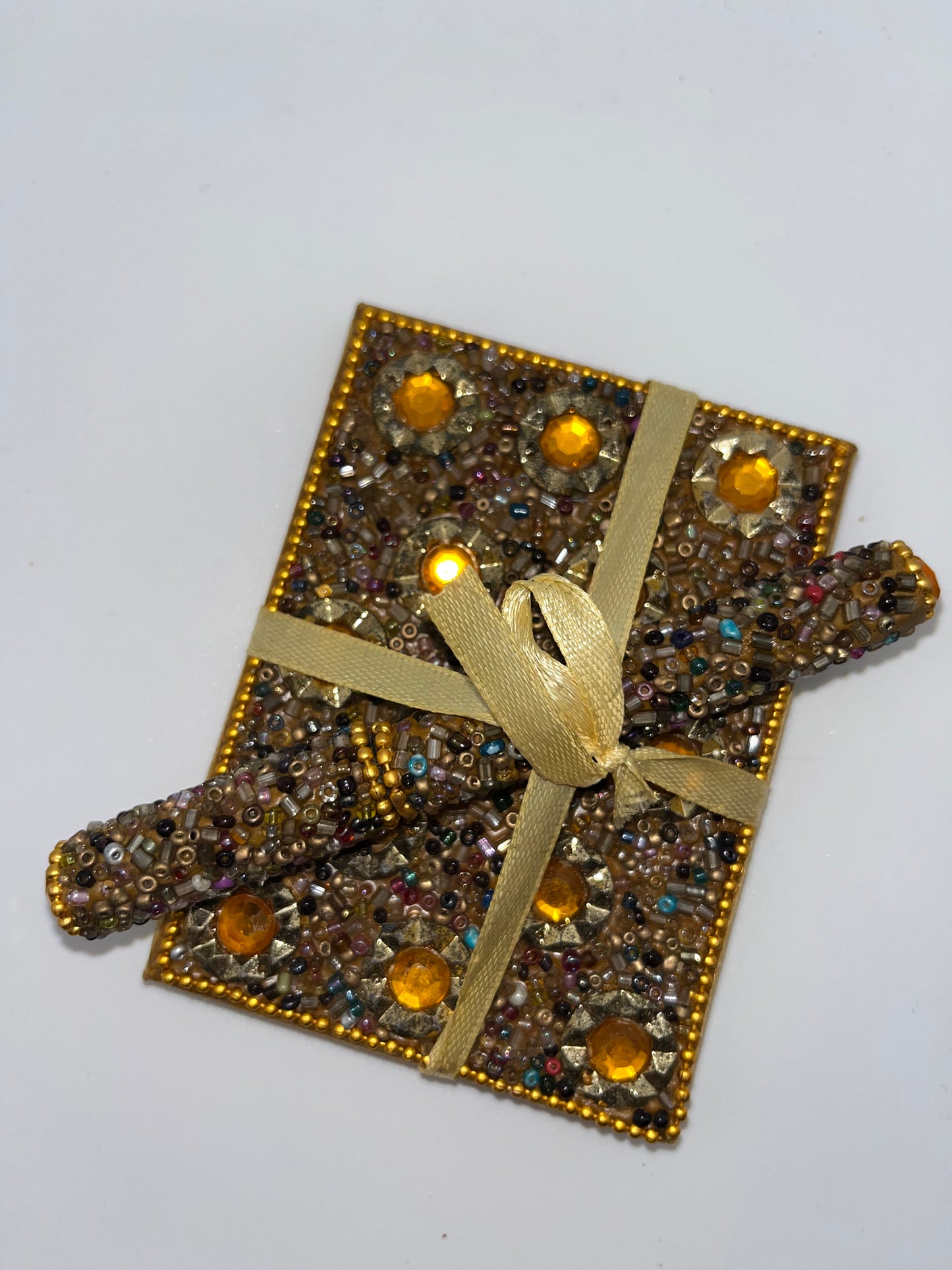 Moroccan Handmade Rhinestone Mini Notebook