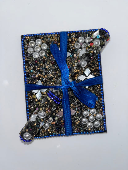 Moroccan Handmade Rhinestone Mini Notebook