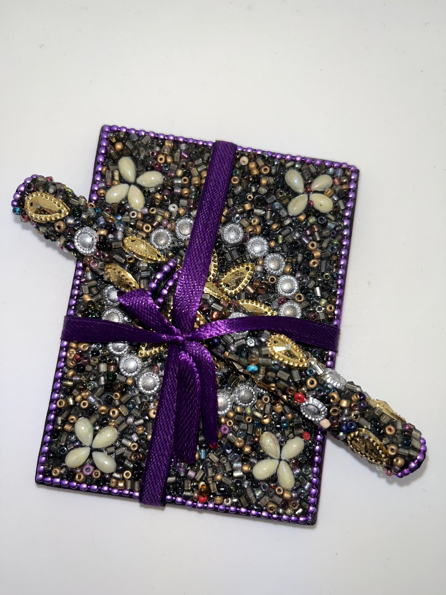 Moroccan Handmade Rhinestone Mini Notebook