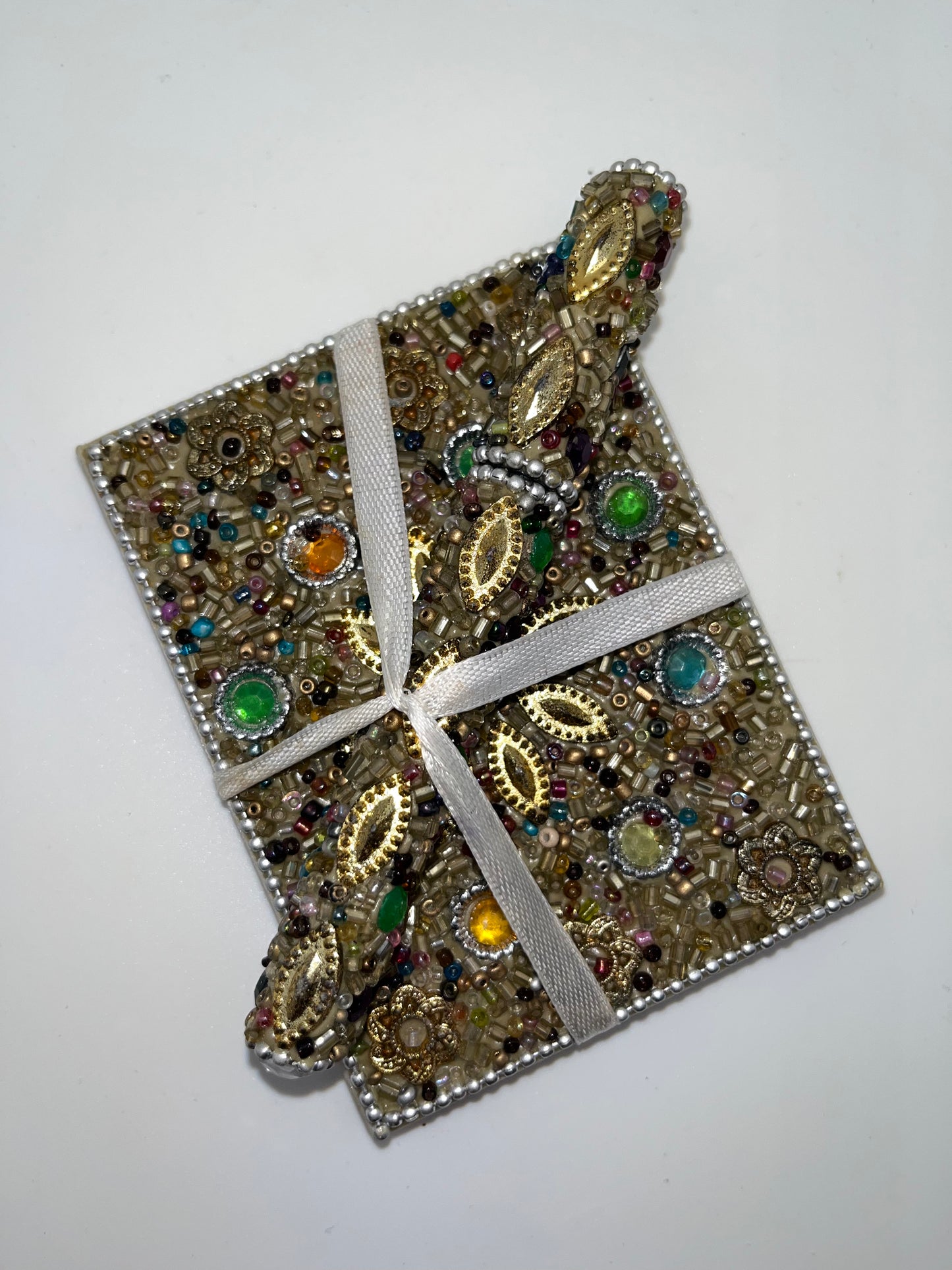 Moroccan Handmade Rhinestone Mini Notebook