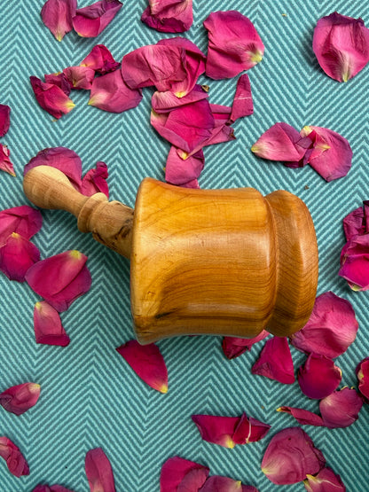 Thuya Wood Mortar and Pestle