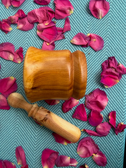 Thuya Wood Mortar and Pestle