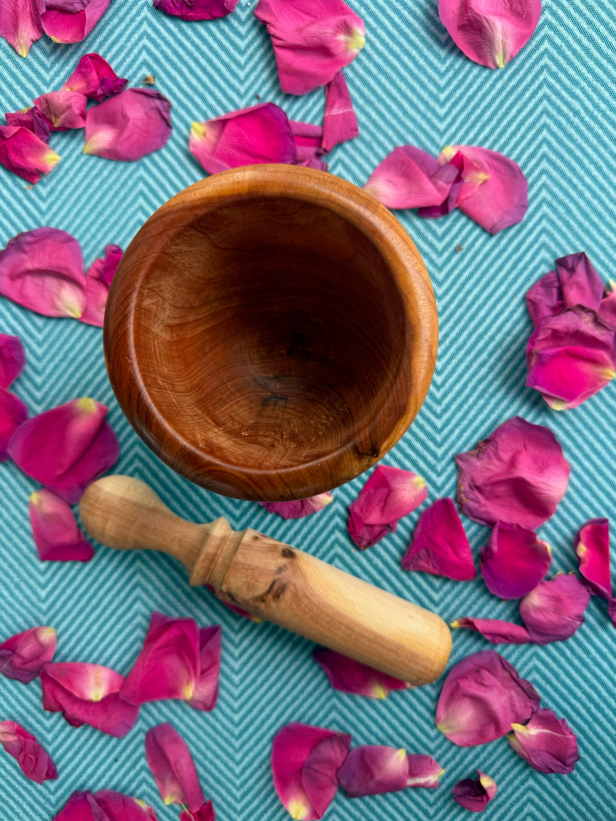 Thuya Wood Mortar and Pestle