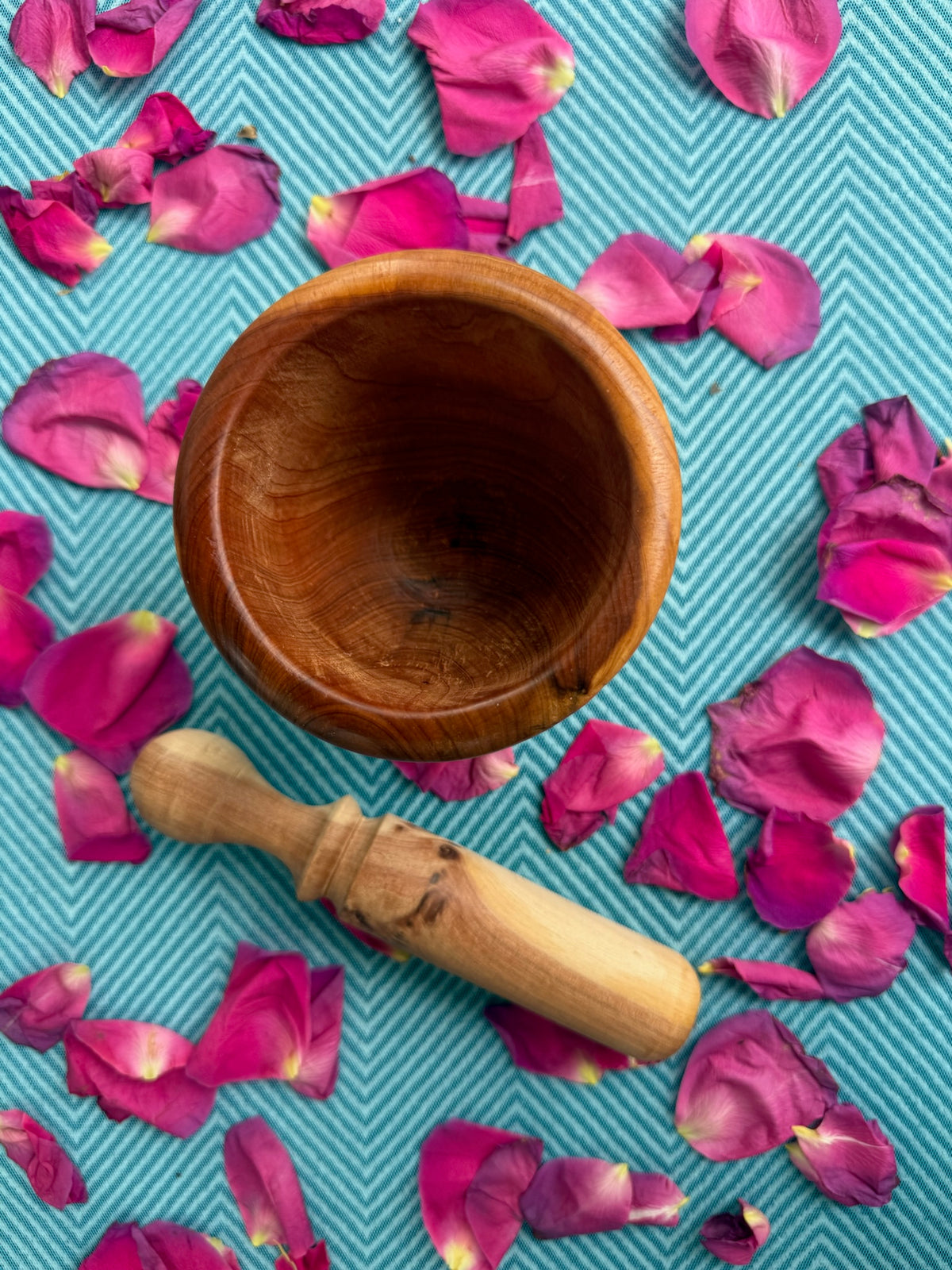 Thuya Wood Mortar and Pestle